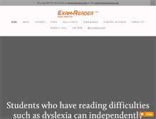 Tablet Screenshot of examreader.com